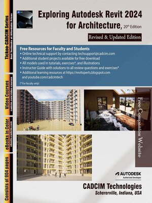 cover image of Exploring Autodesk Revit 2024 for Architecture, 20th Edition